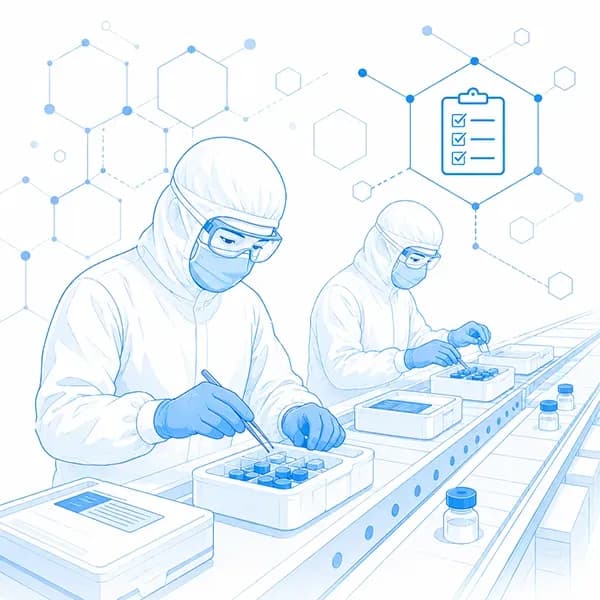 Cleanroom assembly line