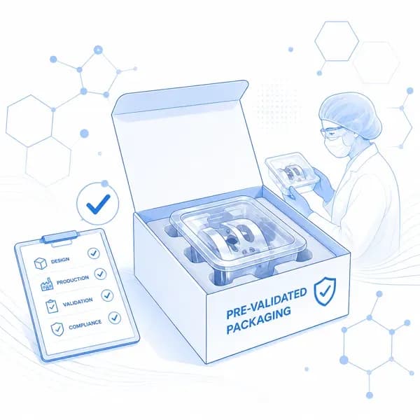Pre-validated packaging