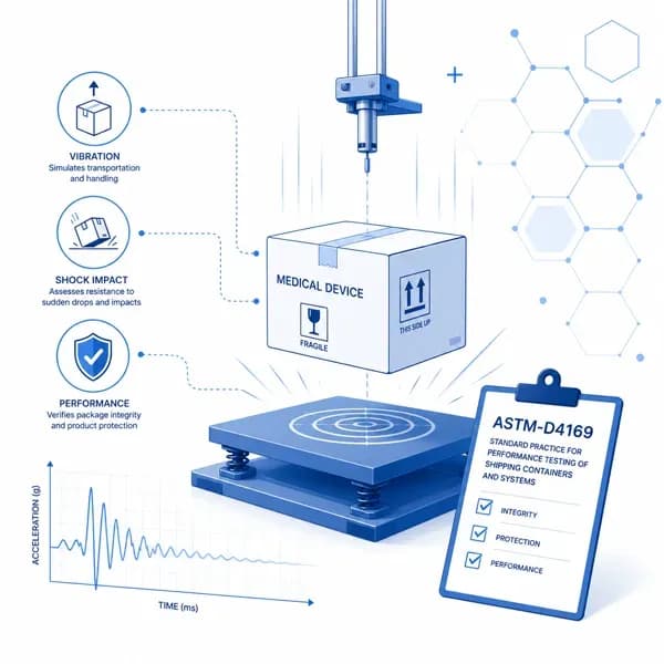 Medical device package testing process