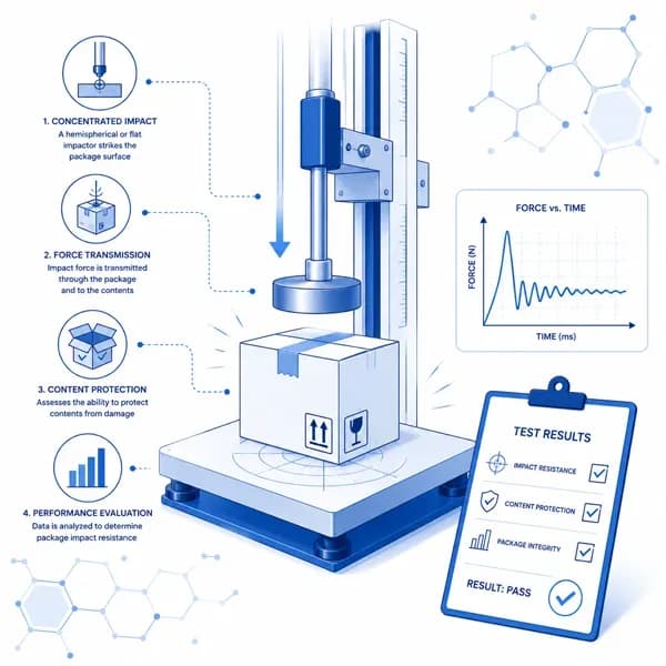 Packaging impact testing diagram