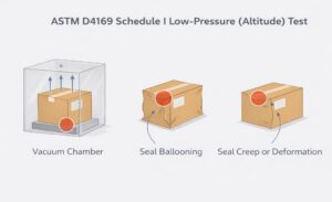 ASTM D4169 Schedule I Low Pressure test diagram