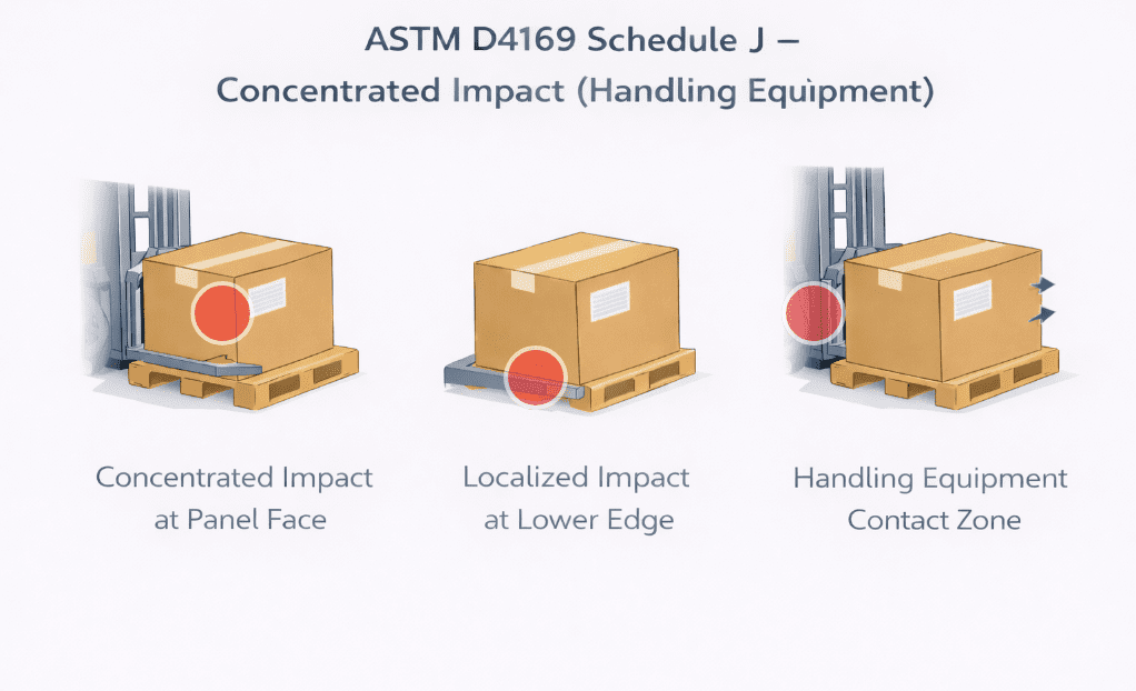 ASTM D4169 Schedule J diagram
