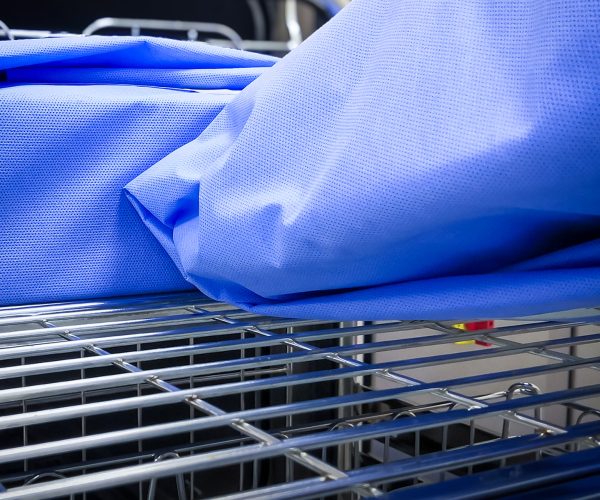 Closeup,Image,Of,Surgical,Instrument,Set,Arranged,In,Steam,Sterilizer Closeup Image Of Surgical Instrument Set Arranged In Steam Sterilizer Machine. Selective Focus