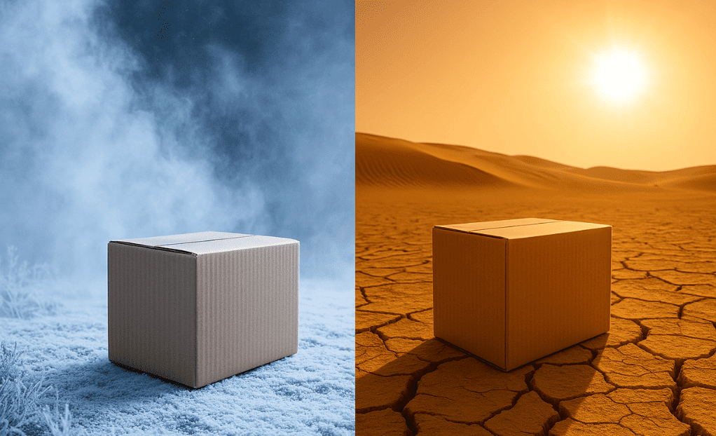 packaging in extreme cold and heat